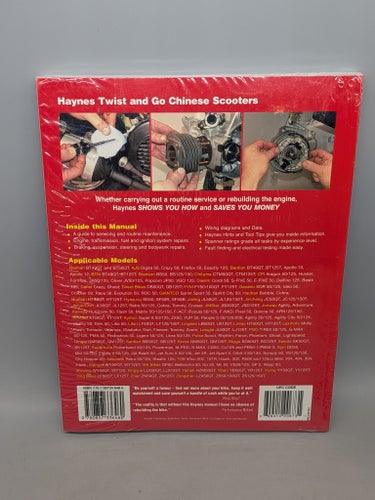 Chinese, Taiwanese & Korean Scooters 50cc, 125cc & 150cc (04-14) Haynes - NY