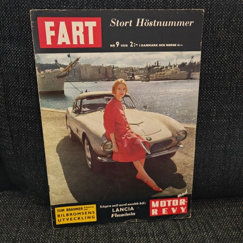 FART - Nr 9 år 1958 - med MOTOR-REVY