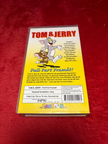 Tom & Jerry - Full fart framåt, VHS! (Svensksåld)