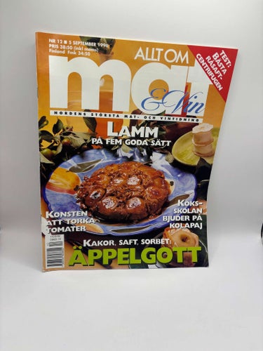 Allt om Mat nr 12 1996 – Lamm, äppelgott & höstens smaker