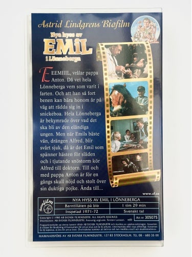 Nya hyss av Emil i Lönneberga - Astrid Lindgrens - VHS