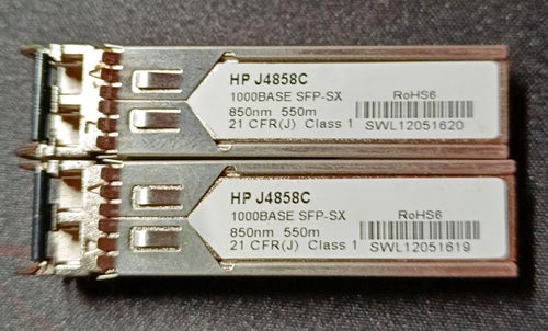 HP 2 ST J4858C 1000BASE SFP-SX 850nm 550m