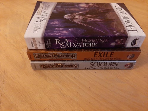 The Dark Elf Trilogy Homeland, Exile and Sojourn av R.A. Salvatore