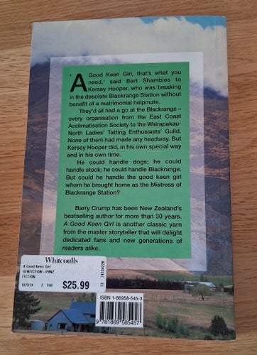 A Good Keen Girl av Barry Crump 1997/Engelska