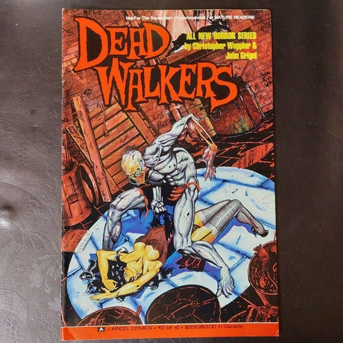 DEAD WALKERS 1991 4 ISSUE COMIC SET 1-4 AIRCEL COMICS NM Pris 929 Frakt 99