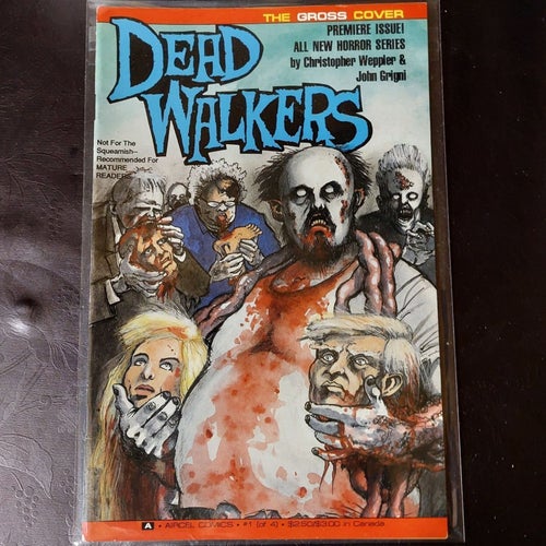 DEAD WALKERS 1991 4 ISSUE COMIC SET 1-4 AIRCEL COMICS NM Pris 929 Frakt 99