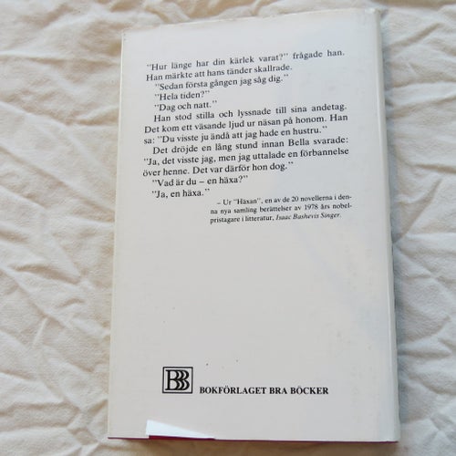 PASSIONER av Isaac Bashevis Singer, 1979