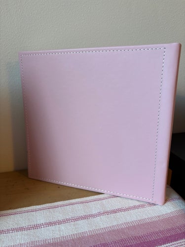 Foto Album Rosa med silvernalle