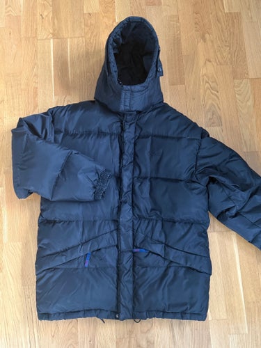 Point Zero svart jacka puffer M