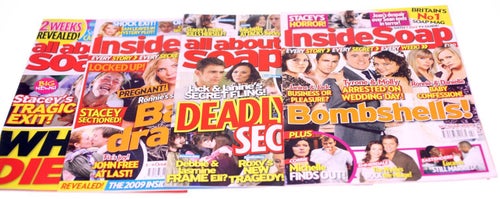 British TV soaps magazine bundle-Inside Soap/All About Soap-2009-UK-NEW-508g