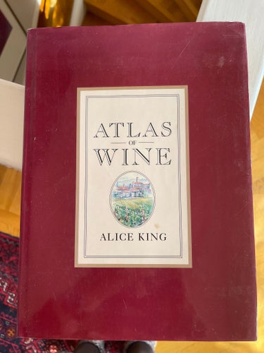 Atlas of Wine av Alice King, 192 sidor Inbunden. Engelsk text.