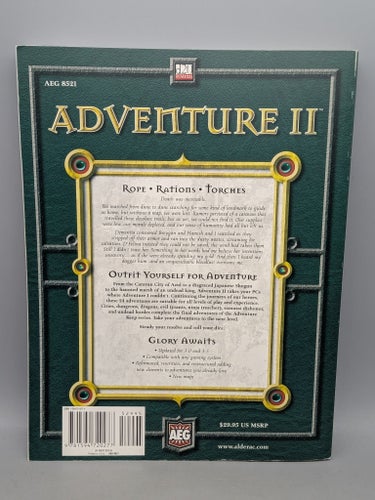 AEG Adventure II D20 Dungeons & Dragons Alderac Entertainment WOTC