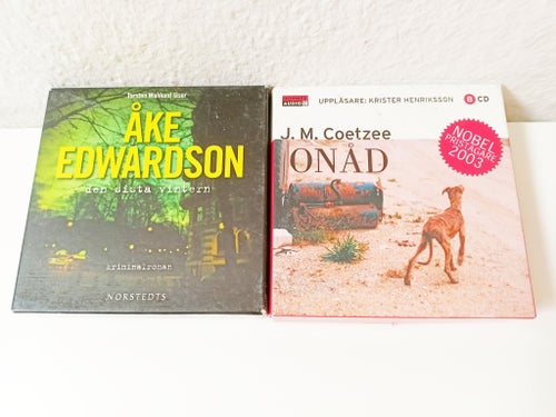 2st Ljudböcker Manliga Författare 20CD Coetzee Edwardson Den Sista Vintern mfl