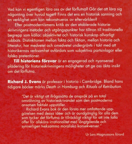 Till historiens försvar