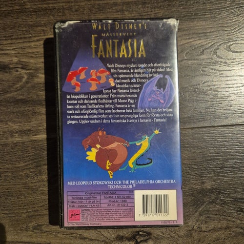 Walt Disney's Fantasia VHS