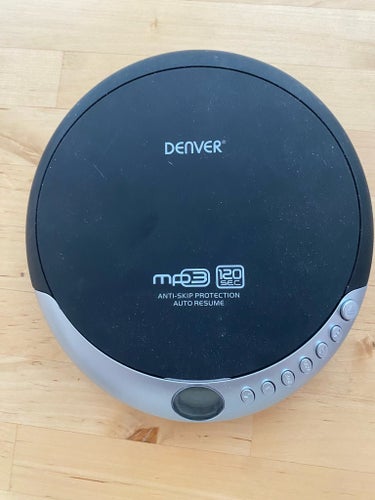 Denver MP3 CD-spelare med 120 sekunders anti-skip skydd