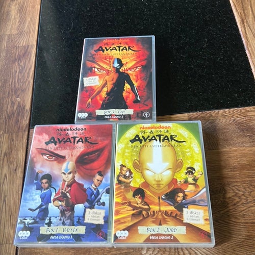 Avatar: The Last Airbender - Bok 1, 2 och 3 (DVD)