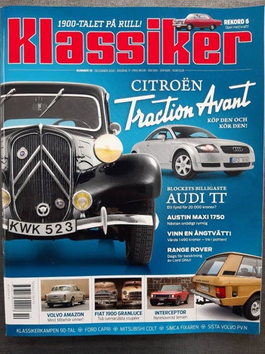 Klassiker 10 2020: Volvo Amazon 1969, Austin Maxi, Fiat 1900 A 1954, Citroën B11