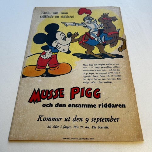 Kalle Anka & co nr 9 1955, bra skick! VG