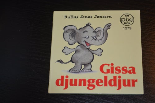 Pixi bok Gissa djungeldjur Nyskick
