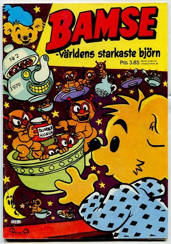 Bamse 1979 nr 2 Vill inte Billy Boy stanna hos Bamse och