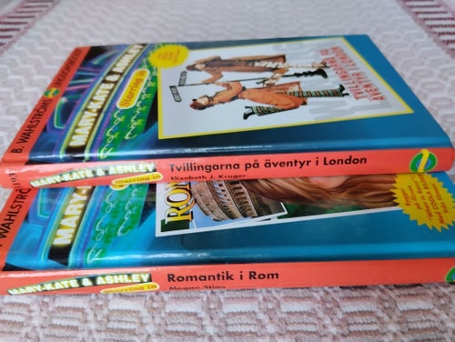 Tvillingarna på äventyr i London + Romantik i Rom av Megan Stine,