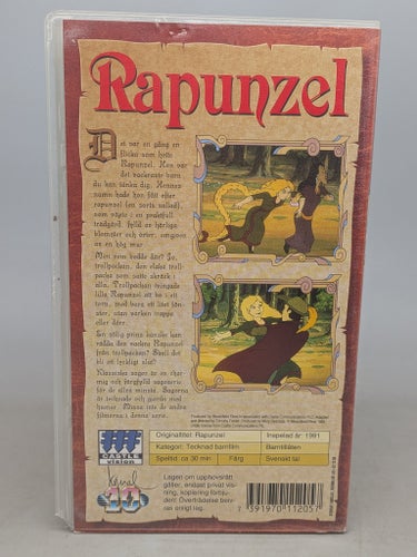 Klassiska Sagor På Video - Rapunzel - Svenskt tal - VHS
