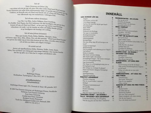 VARDAGSLYDNAD hundens träning och hundägarens vardag Yrsa Franzén-Görnerup 2004