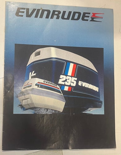 Broschyr 1979 Evinrude 2-235hp utombordare svensk 24 sidor begagnad