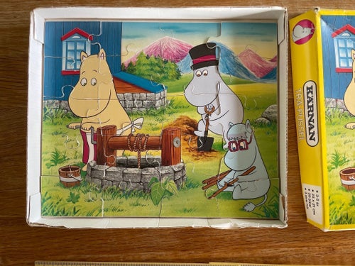 Mumin TräPussel puzzle pussel 50 bitar KÄRNAN