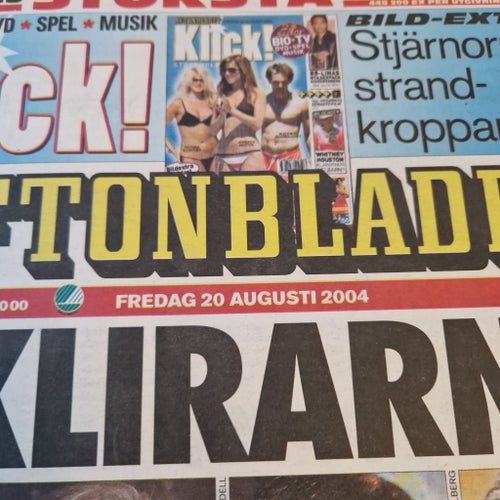 Aftonbladet tidning från 20 augusti 2004
