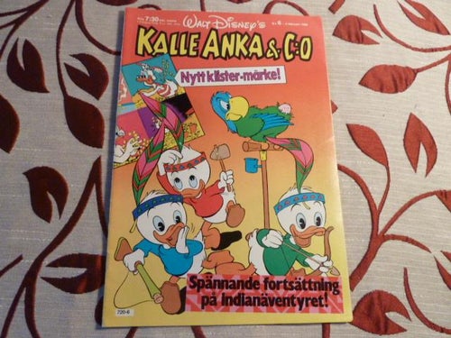 KALLE ANKA & C:O NR06, 03/02/1986,