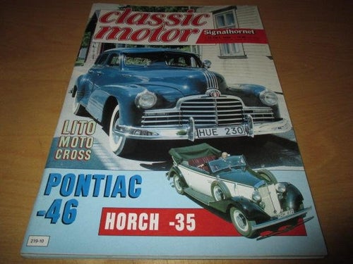 CLASSIC MOTOR NR 10 1985. HORCH 1935, PONTIAC SERIE 25 1946 , M.M