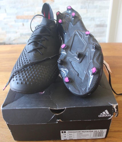 Fotbollsko Adidas Predator Mutator 20,1 FG Demonskin 29,5 cm innermått