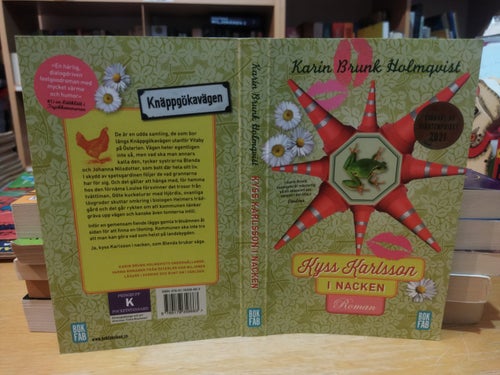 Kyss Karlsson i nacken - Karin Brunk Holmqvist. Bok. Very Fine plus