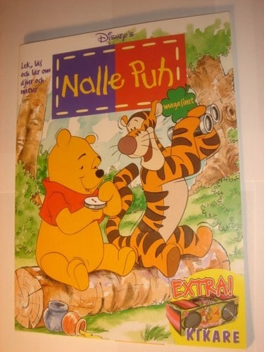 NALLE PUH med leksak 1999 nr 8 KIKARE NY OLÄST
