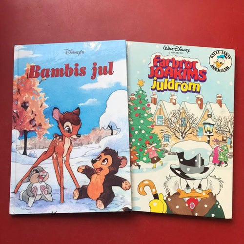 BAMBIS JUL + FARBROR JOAKIMS JULDRÖM Kalle Ankas Bokklubb