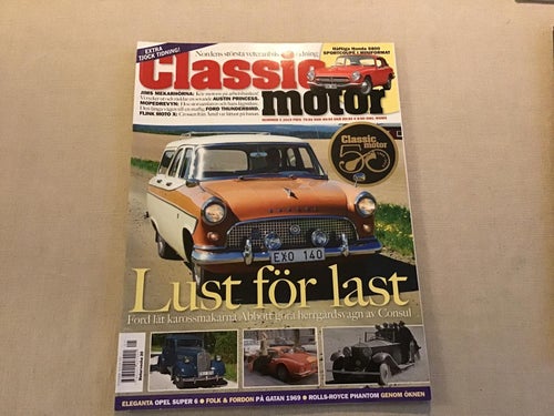 CLASSIC MOTOR NR 5 2019 FORD CONSUL,ROLLS ROYCE,FLINK MOTOCROSS FRÅN ÅMÅL,OPEL