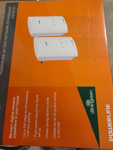 D-Link Powerline AV 500 Nätverksstartkit DHP-501AV