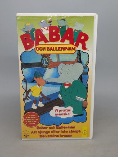 Babar och Ballerinan - Svenskt tal - VHS