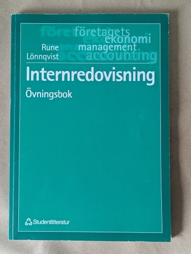 Internredovisning Övningsbok av Rune Lönnqvist