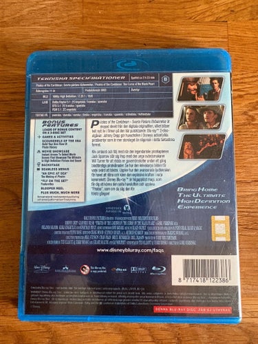 Pirates of the Caribbean: Svarta Pärlans Förbannelse (Blu-ray)