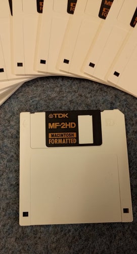 TDK MF-2HD Macintosh Formatterade Diskettpaket