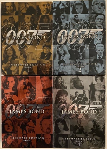 James Bond Ultimate Edition Volym 1-4 DVD-box