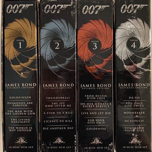 James Bond Ultimate Edition Volym 1-4 DVD-box