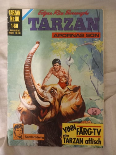 Tarzan Nr. 80 - Apornas Son av Edgar Rice Burroughs