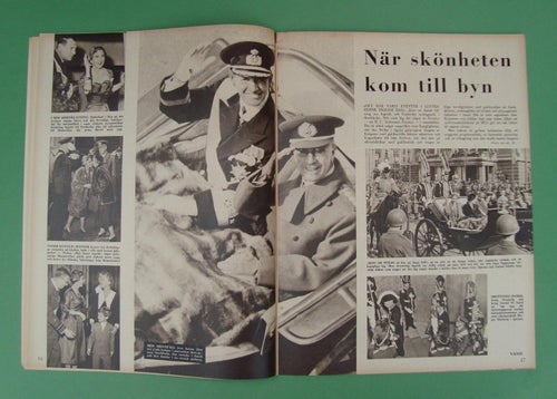 Vecko-Journalen 1954-14. Drottning Ingrid, Alva Myrdal mm