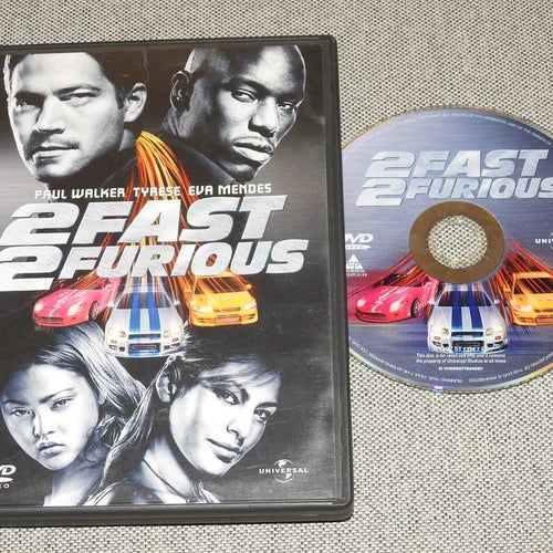 2 Fast 2 Furious DVD Paul Walker Tyrese Eva Mendes