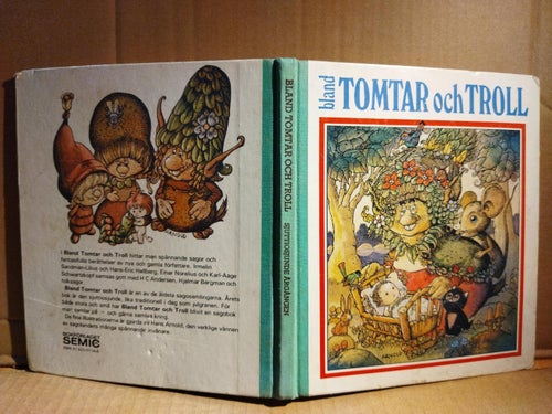 Bland tomtar och troll. bok, Very Good+ skadade omslags hörn