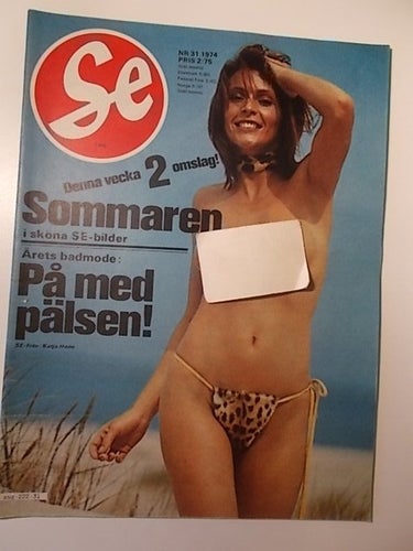 SE Nr. 31 1974 Ronnie Peterson, Blodiga Mari boxare Sjöbo Marknad
